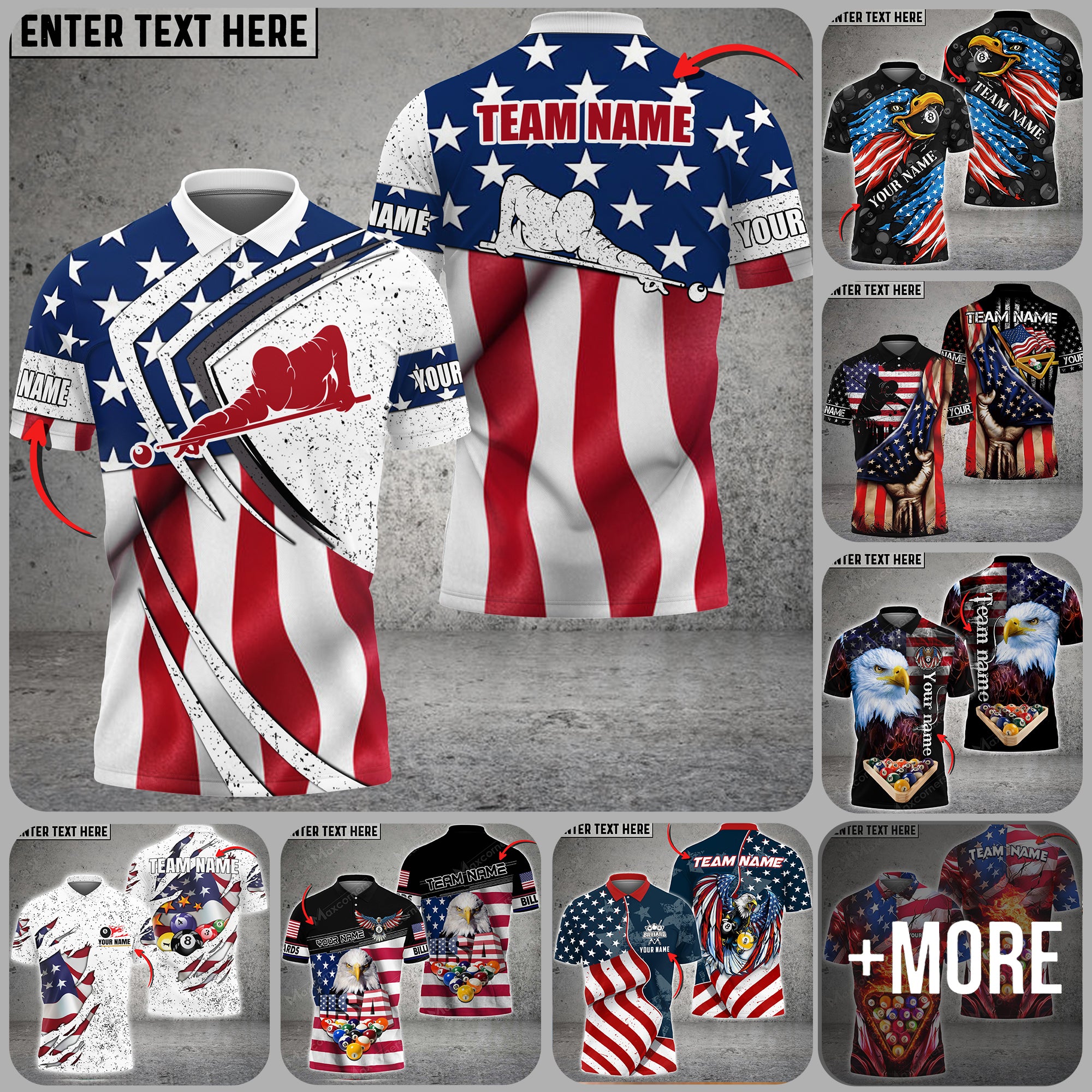 BILLIARDS TOURNAMENT SHIRTS COLLECTION 2024