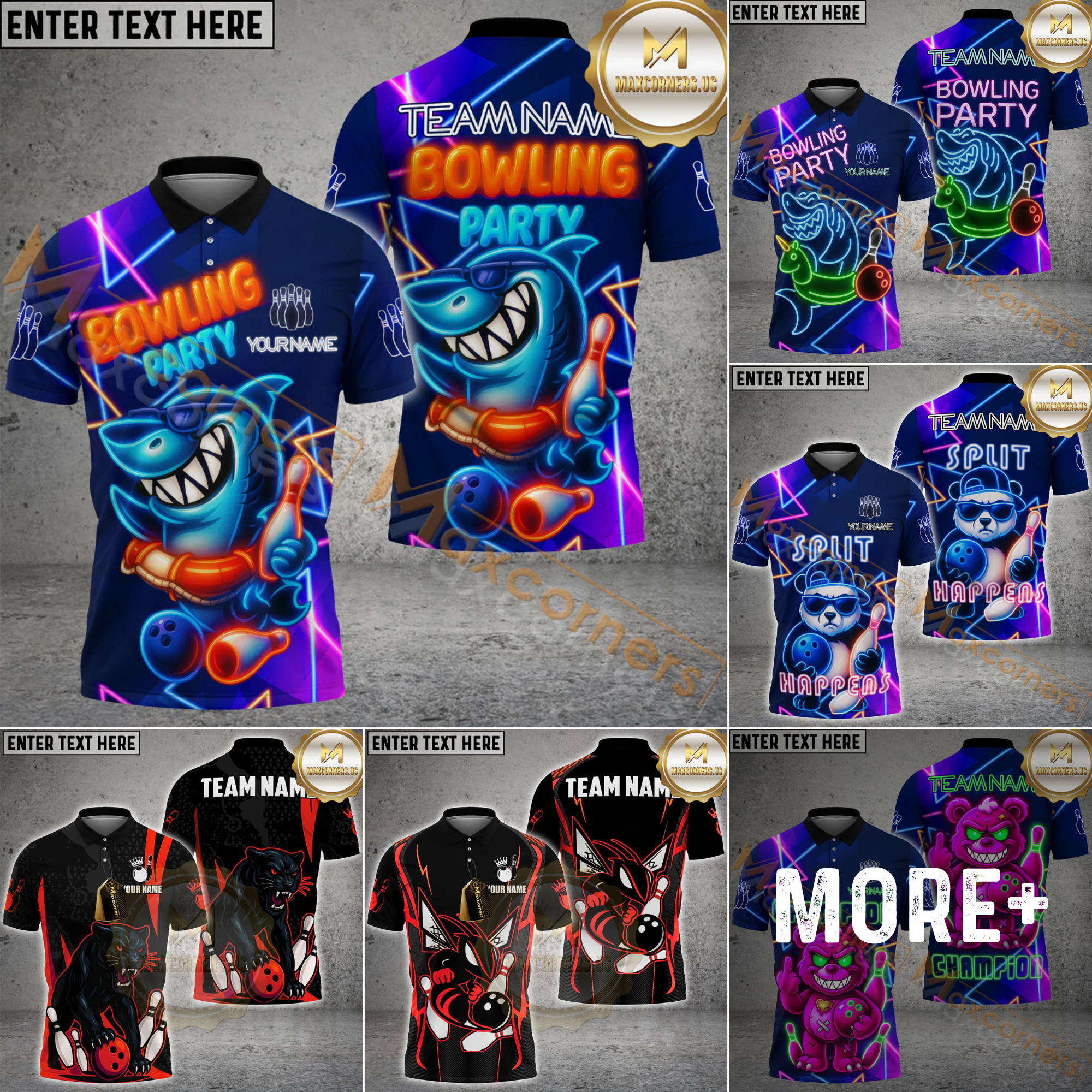Unisex 3D Bowling Shirts 2025