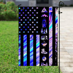 Maxcorners Camping Happy Campers Flag VT22