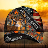Maxcorners Hedge Of Thorns Flag Deer Hunting Personalized Hats 3D Multicolored