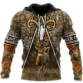 Maxcorners Deer Hunting Custom Name Shirt 3D All Over Printed Clothes