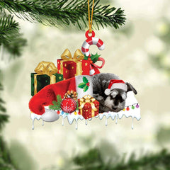 MAXCORNERS COCKER SPANIEL MERRY CHRISTMAS HANGING ORNAMENT
