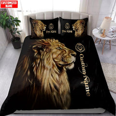Maxcorners Custom Name King Lion Bedding Set 3D All Over Printed
