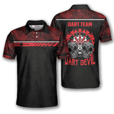 Maxcorners Darts Red Python Personalized Name And Team Name 3D Shirt