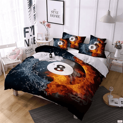 Maxcorners Billiards Ball Player Bedding Set-VT16