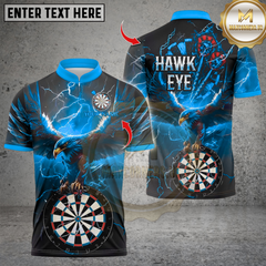 Maxcorners Darts Hawkeye Dartboard Multicolor Customized Name, Team Name 3D Shirts