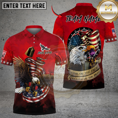 Maxcorners Darts Home Of Free Eagle Flag Patriot Multicolor Customized Name, Team Name 3D Shirts