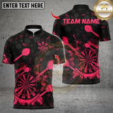 Maxcorners Darts Vintage Dartboard Multicolor Customized Name, Team Name 3D Shirts