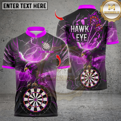Maxcorners Darts Hawkeye Dartboard Multicolor Customized Name, Team Name 3D Shirts
