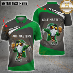 Maxcorners Golf Beer Masters Chill Vibe Multicolor Personalized 3D Shirt