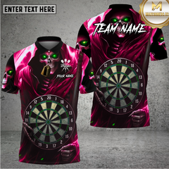 Maxcorners Dark Soul Electric Dartboard Multioptions Personalized Name, Team Name Unisex 3D Shirt (4 Colors)