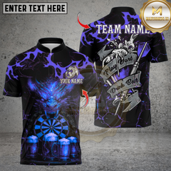 Maxcorners Darts Beer Dragon With Dartboard Multicolor Customized Name, Team Name 3D Shirts