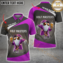 Maxcorners Golf Beer Masters Chill Vibe Multicolor Personalized 3D Shirt