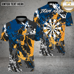 Maxcorners Dart Shirt Paint Splash Style Multioptions Personalized Name, Team Name Unisex 3D Shirt (4 Colors)