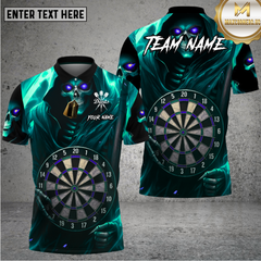 Maxcorners Dark Soul Electric Dartboard Multioptions Personalized Name, Team Name Unisex 3D Shirt (4 Colors)