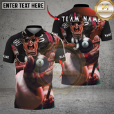 Maxcorners Billiard Mad 8-Ball Enforcer Multicolor Customized Name, Team Name 3D Shirt