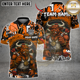 Maxcorners Darts Minotaur Dartboard Multicolor Customized Name, Team Name 3D Shirts