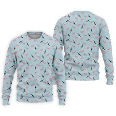 Maxcorners Funny Flamingos Golf Polo Shirt, Golfing Apparel, Mens Golf Gift, Funny Golf Polos