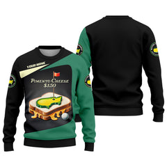 Maxcorners Pimento Cheese Augusta Golf Course Custom Men's Golf Polo Shirt, Funny Golf Gifts