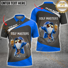 Maxcorners Golf Beer Masters Chill Vibe Multicolor Personalized 3D Shirt