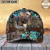 Maxcorners Moose Hunting Camo Cap Multicolor Personalized Cap (6 color)
