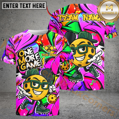 Maxcorners One More Game Pickleball Personalized Name, Team Name Unisex Shirt2