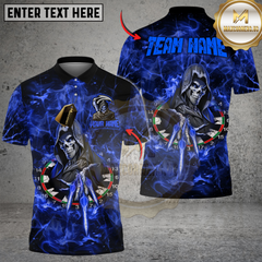 Maxcorners Darts Flame Reaper Throw Multicolor Customized Name, Team Name 3D Shirts