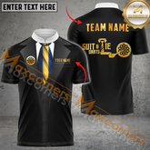 Maxcorners Darts Gentleman Premium Pattern Ver 2 Multicolor Options Personalized Name, Team Name 3D Polo Shirt (4 Colors)