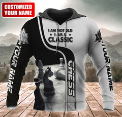 Maxcorners Checkmate Champion Chess Customized Name 3D Shirt