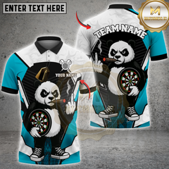 Maxcorners Panda Darts Multicolor Customized Name, Team Name 3D Shirt