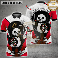 Maxcorners Panda Darts Multicolor Customized Name, Team Name 3D Shirt