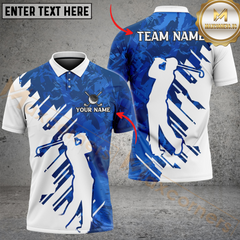 Maxcorners Golf Basic Playing Multicolor Customized Name, Team Name 3D Shirts