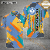 Maxcorners Pickleball Ball Colorful Customized Name, Team Name 3D Shirt (4 colors)