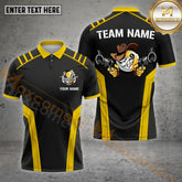 Maxcorners Billiards 9 Ball Gang Multicolor Options Personalized Name, Team Name 3D Polo Shirt (4 Colors)