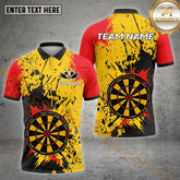 Maxcorners Darts Shirt Splash Paintboard Multicolor Options Personalized Name, Team Name 3D Shirt (4 Colors)