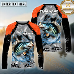Maxcorners Crappie Fishing Crimson Catch Pattern Sport Jersey Personalized Name, Team Name Long Sleeve Shirt