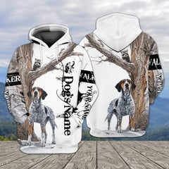 Maxcorners Custom Dog Name Treeing Walker Coonhound All Over Print Shirt TU2511