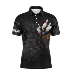 Maxcorners Cool Bowling Skull Customized Name And Team Name 3D Shirt