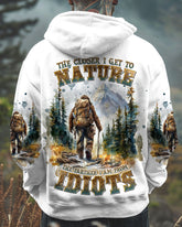 Maxcorners The Closer I Get To Nature Bigfoot Hiking All Over Print LM2101