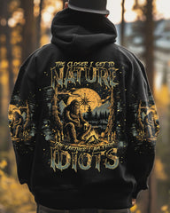 Maxcorners (Hot Deal) The Closer I Get To Nature Bigfoot All Over Print LM1601