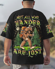 Maxcorners Not All Who Wander Are Lost Bigfoot All Over Print LM1601