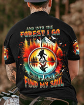 Maxcorners And Into The Forest I Go Bigfoot Compass All Over Print LM1601