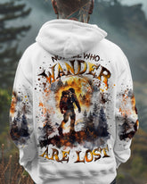Maxcorners Not All Who Wander Are Lost Bigfoot Compass All Over Print LM2101