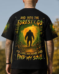 Maxcorners And Into The Forest I Go Bigfoot All Over Print LM1601