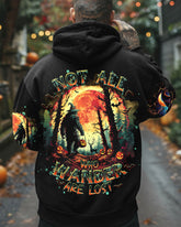 Maxcorners Not All Who Wander Are Lost Bigfoot Halloween All Over Print LM2101