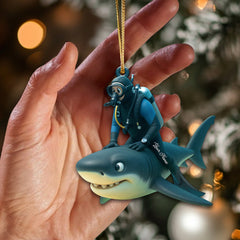 Maxcorners Diving Home Decor, Christmas Ornament, Personalized Ornaments 2D Flat LM2111