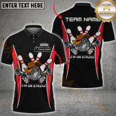 Maxcorners Bowling Cowboy Striker Multicolor Personalized Name, Team Name 3D Shirt