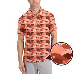 Maxcorners Breast Cancer Golf Shirt, Boobs Pattern Golf Shirt, Golf Gift For Golfer, Funny Golf Shirt