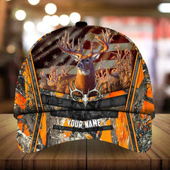 Maxcorners Epic Chuilux Fashion Deer Hunting 3D Multicolor Personalized Cap
