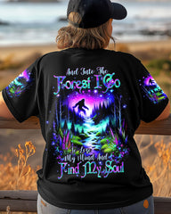 Maxcorners And Into The Forest I Go Bigfoot All Over Print LM1601